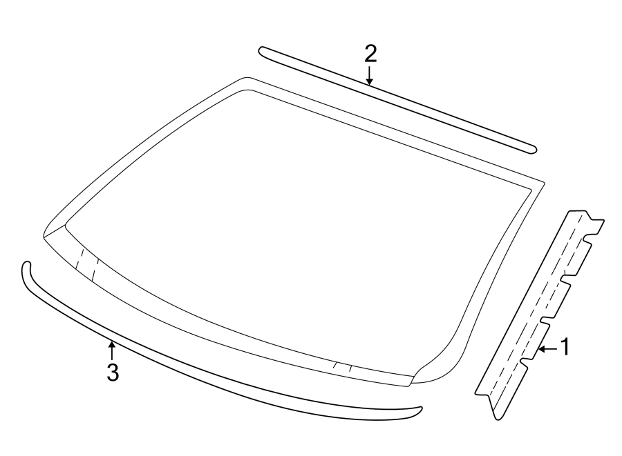 1WINDSHIELD. REVEAL MOLDINGS.https://images.simplepart.com/images/parts/motor/fullsize/DG99345.png