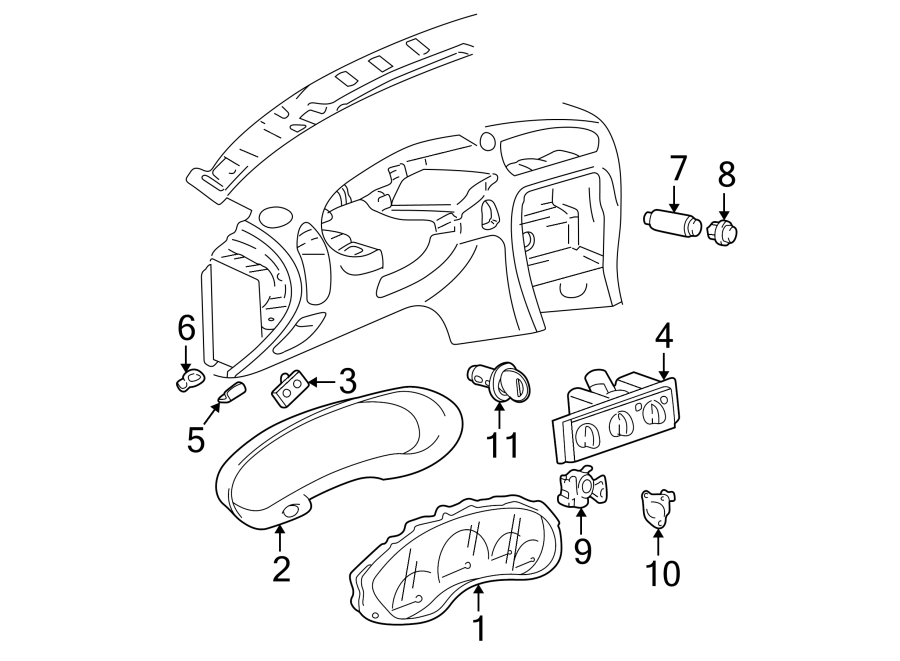 9INSTRUMENT PANEL. CLUSTER & SWITCHES.https://images.simplepart.com/images/parts/motor/fullsize/DG99365.png