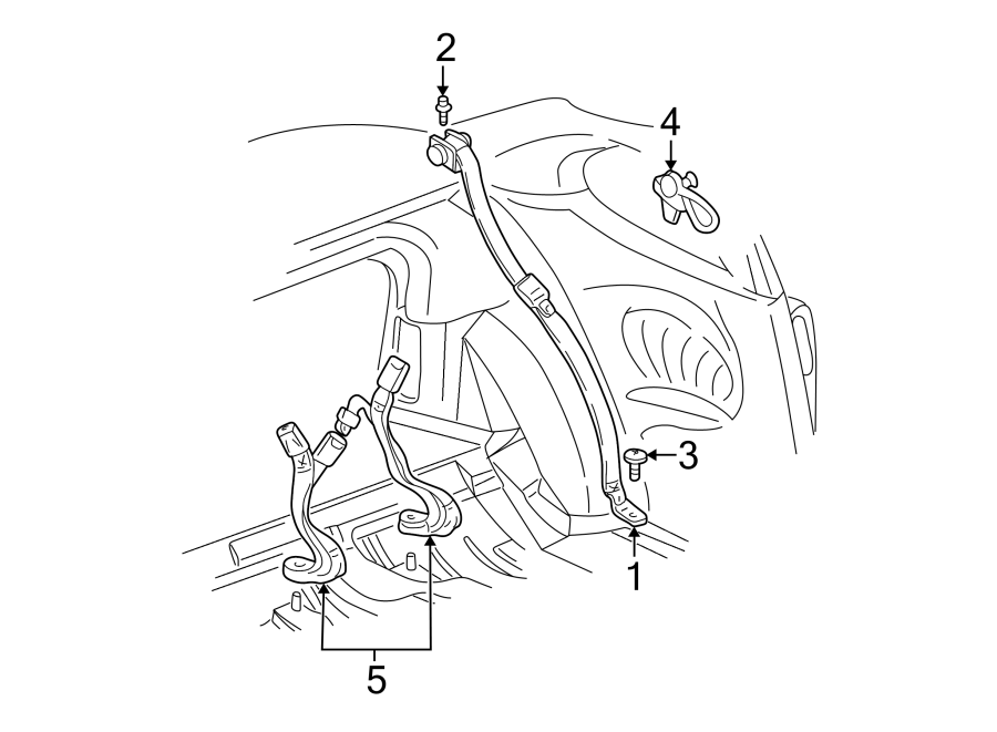 1RESTRAINT SYSTEMS. REAR SEAT BELTS.https://images.simplepart.com/images/parts/motor/fullsize/DG99395.png