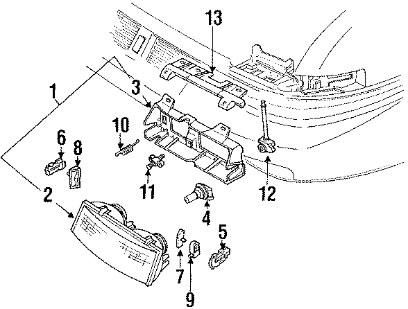 9FRONT LAMPS. HEADLAMP COMPONENTS.https://images.simplepart.com/images/parts/motor/fullsize/DH90030.png