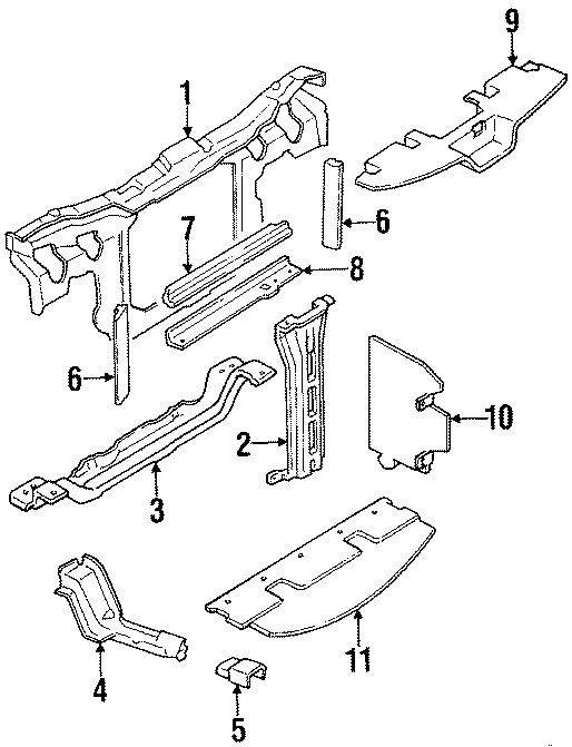 3RADIATOR SUPPORT.https://images.simplepart.com/images/parts/motor/fullsize/DH90050.png