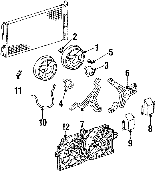 COOLING FAN. Diagram