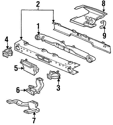 3instrument panel. DUCTS.https://images.simplepart.com/images/parts/motor/fullsize/DH97231.png