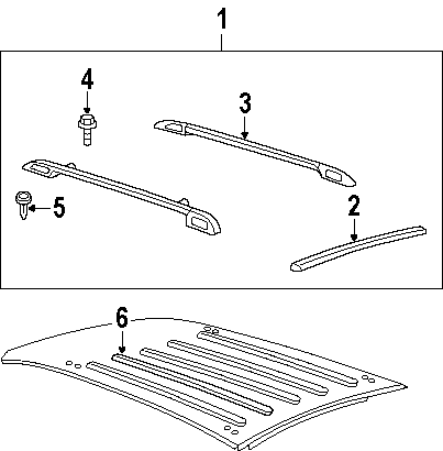 2ROOF. LUGGAGE CARRIER.https://images.simplepart.com/images/parts/motor/fullsize/DH97295.png