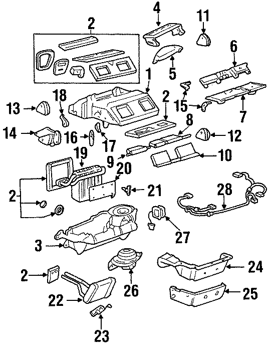 28AIR CONDITIONER & HEATER. EVAPORATOR & HEATER COMPONENTS.https://images.simplepart.com/images/parts/motor/fullsize/DM01080.png