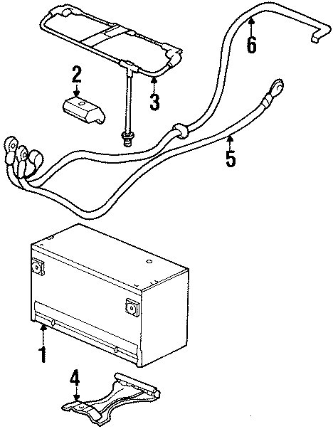 Diagram BATTERY. for your 2018 Chevrolet Equinox  LT Sport Utility 