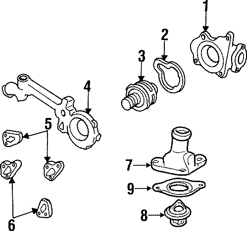 4Water pump outlet.https://images.simplepart.com/images/parts/motor/fullsize/DM95120.png