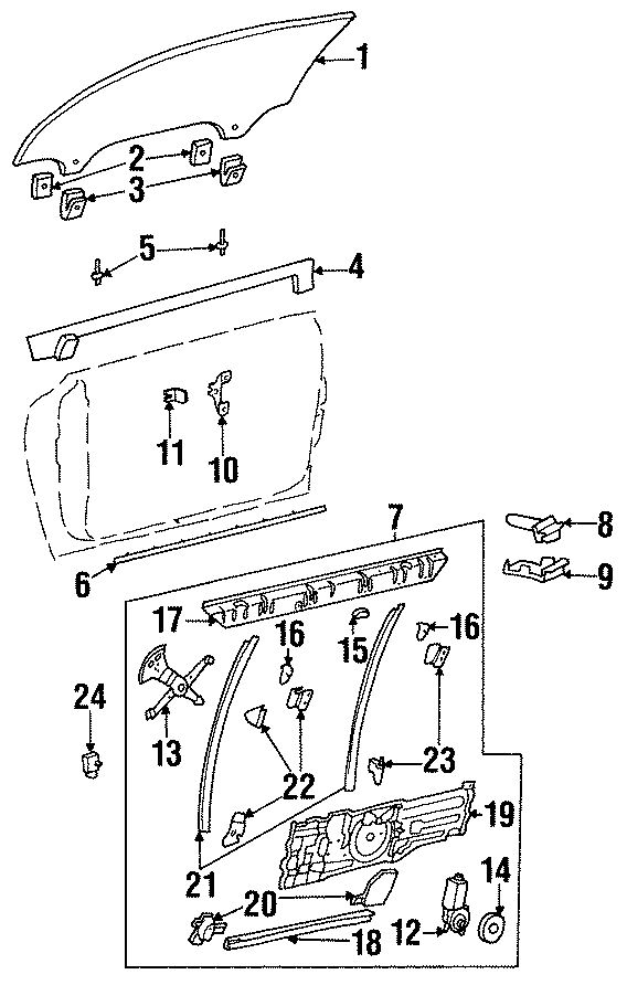 14FRONT DOOR. GLASS & HARDWARE.https://images.simplepart.com/images/parts/motor/fullsize/DM95570.png