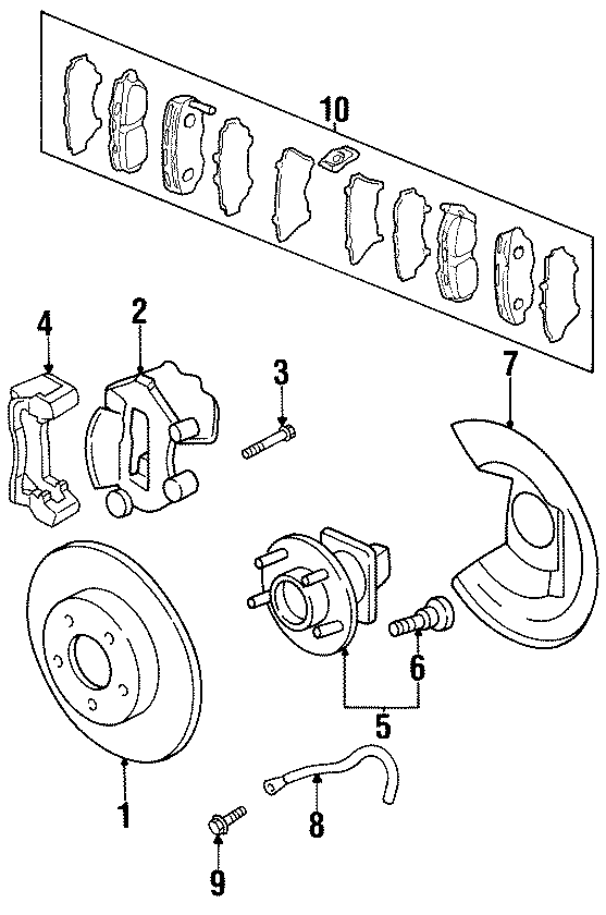 Diagram REAR SUSPENSION. BRAKE COMPONENTS. for your 2017 Chevrolet Camaro   