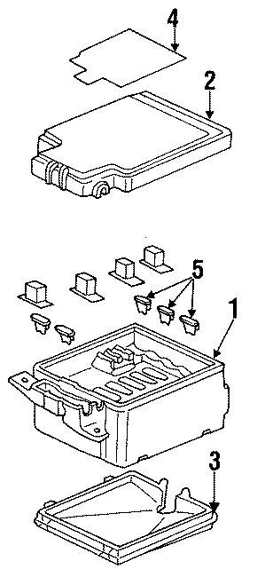 Diagram ELECTRICAL COMPONENTS. for your 2001 GMC Sonoma   