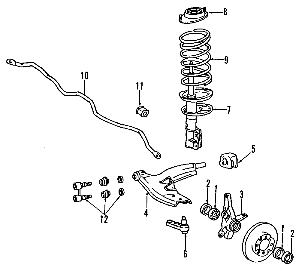 FRONT SUSPENSION. LOWER CONTROL ARM. STABILIZER BAR. SUSPENSION COMPONENTS.https://images.simplepart.com/images/parts/motor/fullsize/E057100.png