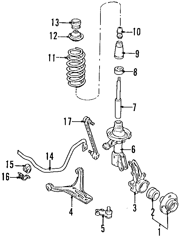 5FRONT SUSPENSION. LOWER CONTROL ARM. STABILIZER BAR. SUSPENSION COMPONENTS.https://images.simplepart.com/images/parts/motor/fullsize/E255201.png