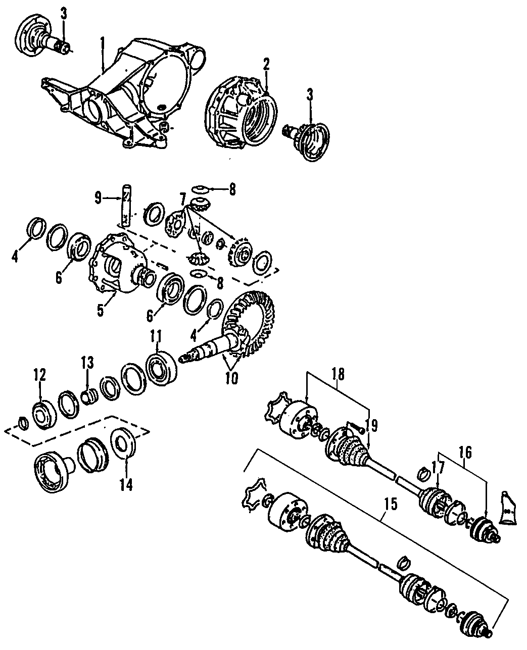 15DRIVE AXLES. REAR AXLE. AXLE SHAFTS & JOINTS. DIFFERENTIAL. PROPELLER SHAFT.https://images.simplepart.com/images/parts/motor/fullsize/E255240.png