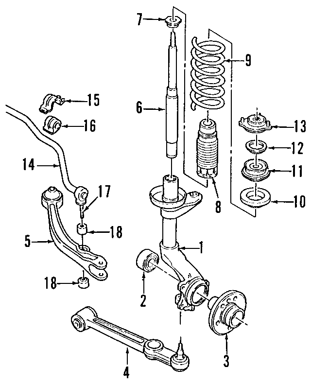 10FRONT SUSPENSION. LOWER CONTROL ARM. STABILIZER BAR. SUSPENSION COMPONENTS.https://images.simplepart.com/images/parts/motor/fullsize/E460073.png