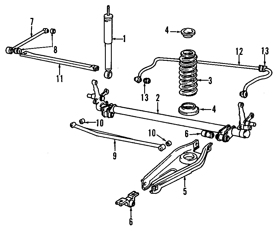 8REAR SUSPENSION. LOWER CONTROL ARM. REAR AXLE. STABILIZER BAR. SUSPENSION COMPONENTS.https://images.simplepart.com/images/parts/motor/fullsize/E460105.png