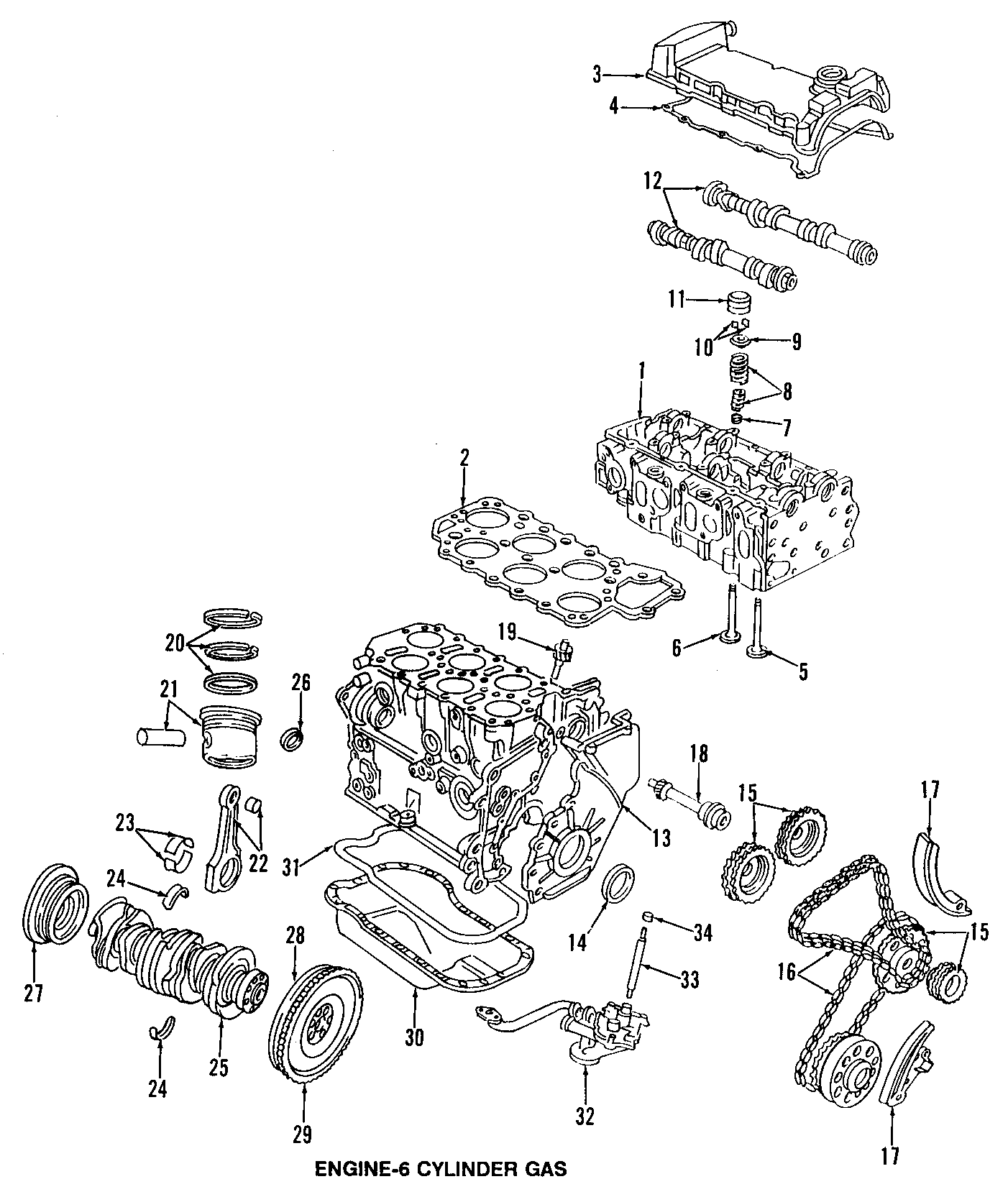 26CAMSHAFT & TIMING. CRANKSHAFT & BEARINGS. CYLINDER HEAD & VALVES. LUBRICATION. MOUNTS. PISTONS. RINGS & BEARINGS.https://images.simplepart.com/images/parts/motor/fullsize/E500037.png