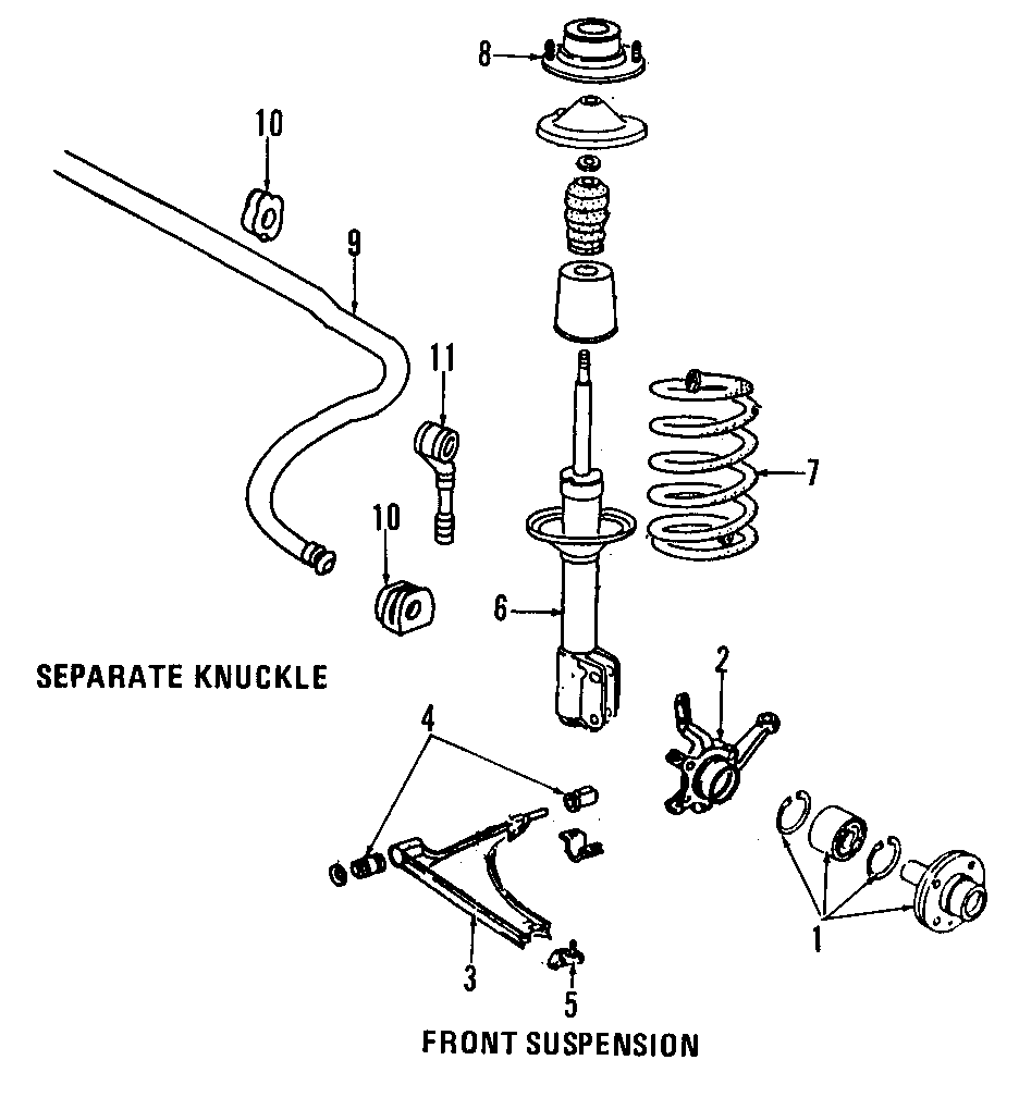 7FRONT SUSPENSION. LOWER CONTROL ARM. STABILIZER BAR. SUSPENSION COMPONENTS.https://images.simplepart.com/images/parts/motor/fullsize/E500135.png