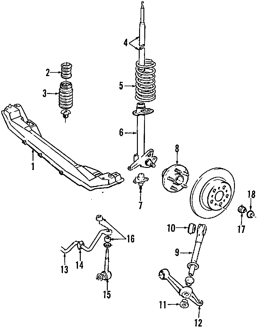 13FRONT SUSPENSION. LOWER CONTROL ARM. STABILIZER BAR. SUSPENSION COMPONENTS.https://images.simplepart.com/images/parts/motor/fullsize/E530091.png