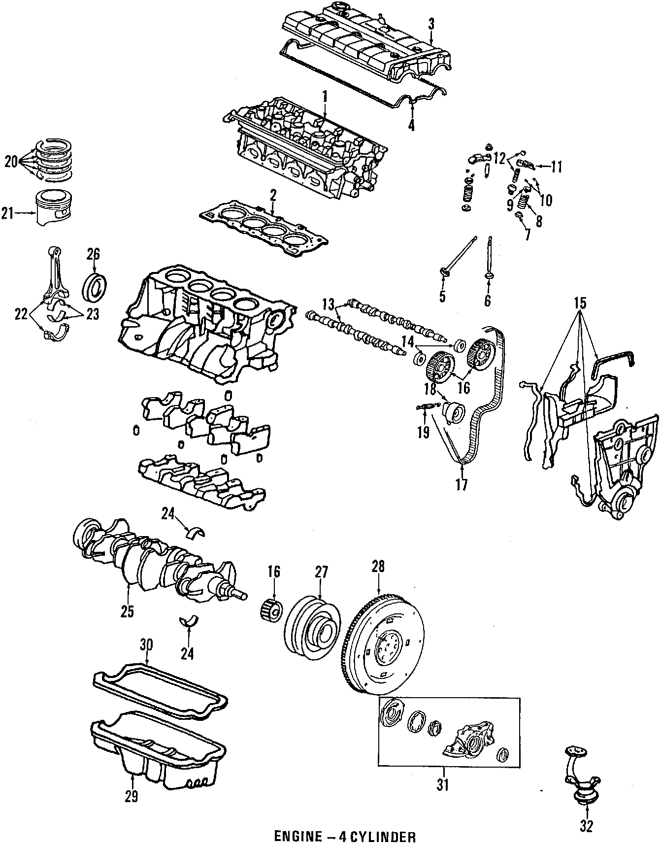 CAMSHAFT & TIMING. CRANKSHAFT & BEARINGS. CYLINDER HEAD & VALVES. LUBRICATION. MOUNTS. PISTONS. RINGS & BEARINGS.https://images.simplepart.com/images/parts/motor/fullsize/E610040.png