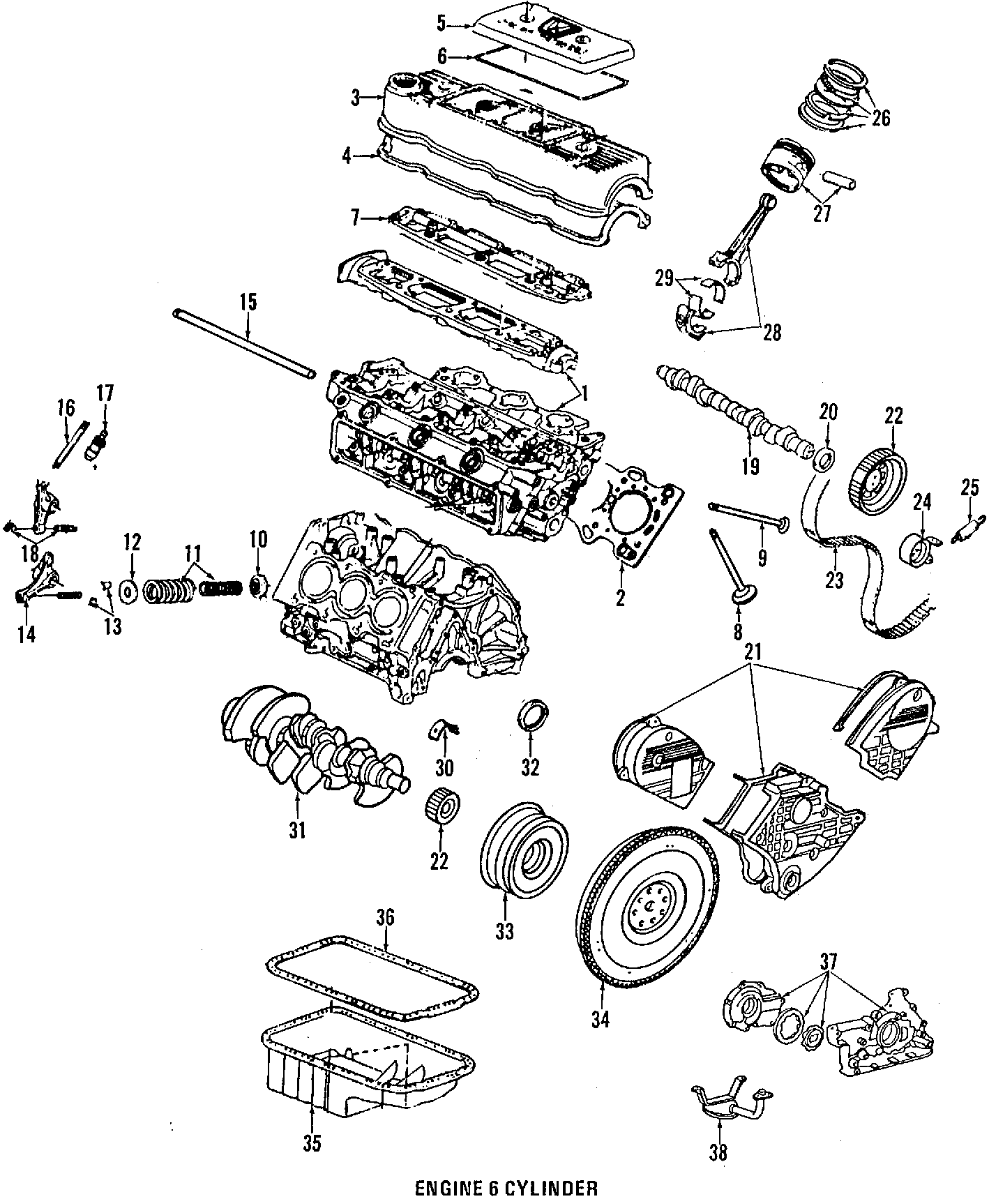 32CAMSHAFT & TIMING. CRANKSHAFT & BEARINGS. CYLINDER HEAD & VALVES. LUBRICATION. MOUNTS. PISTONS. RINGS & BEARINGS.https://images.simplepart.com/images/parts/motor/fullsize/E610050.png