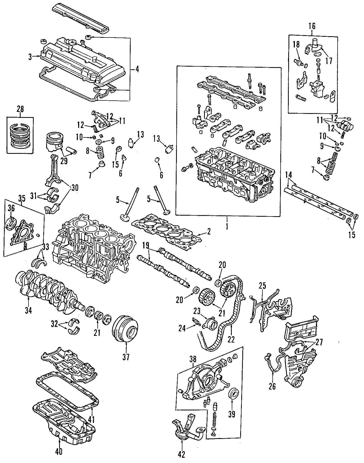 13CAMSHAFT & TIMING. CRANKSHAFT & BEARINGS. CYLINDER HEAD & VALVES. LUBRICATION. MOUNTS. PISTONS. RINGS & BEARINGS.https://images.simplepart.com/images/parts/motor/fullsize/E640054.png