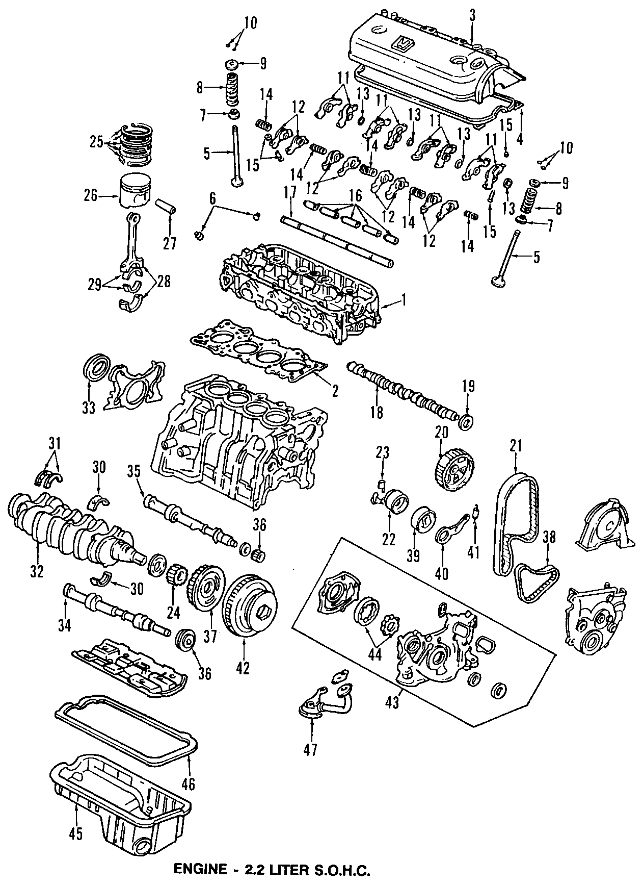 4CAMSHAFT & TIMING. CRANKSHAFT & BEARINGS. CYLINDER HEAD & VALVES. LUBRICATION. PISTONS. RINGS & BEARINGS.https://images.simplepart.com/images/parts/motor/fullsize/E640055.png