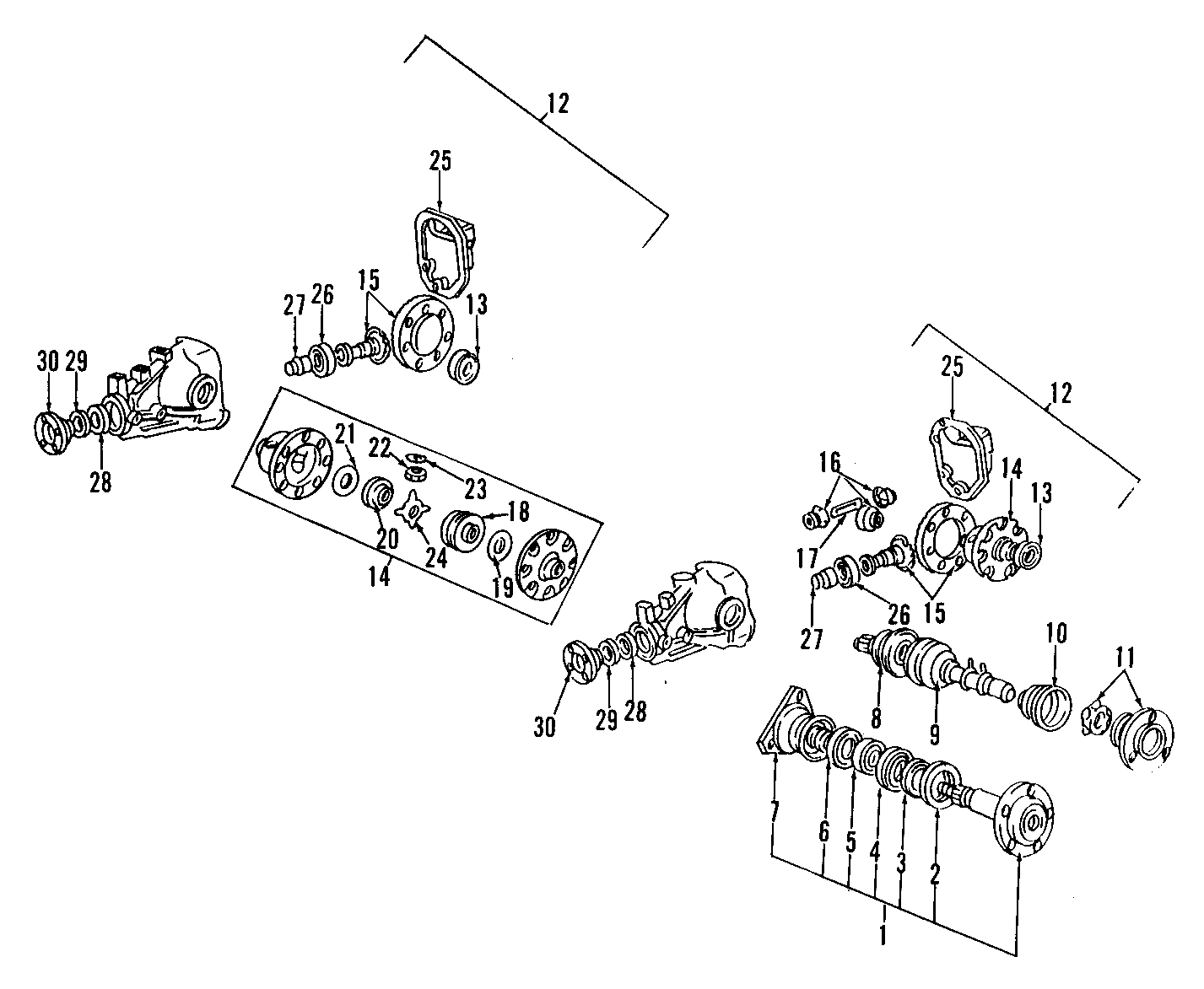 4DRIVE AXLES. REAR AXLE. AXLE SHAFTS & JOINTS. DIFFERENTIAL. PROPELLER SHAFT.https://images.simplepart.com/images/parts/motor/fullsize/E703135.png