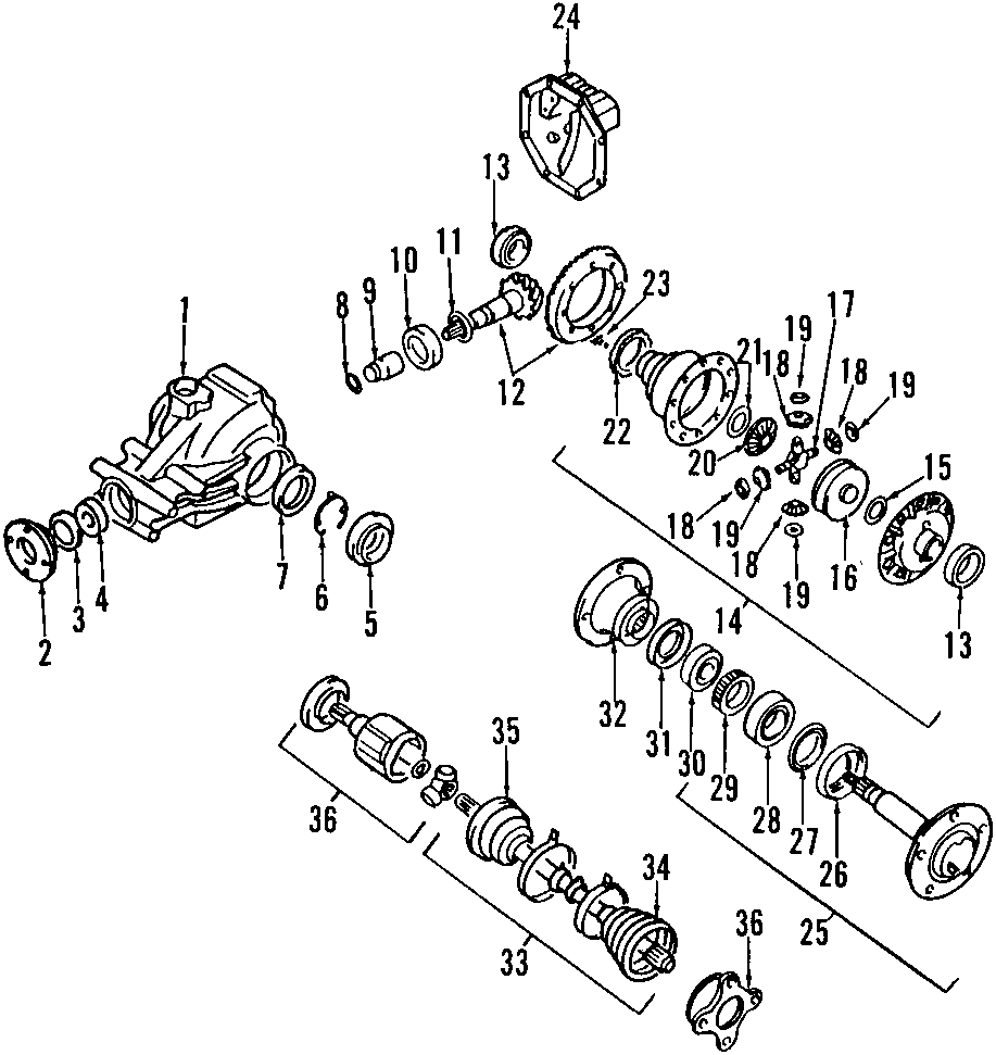 28DRIVE AXLES. REAR AXLE. AXLE SHAFTS & JOINTS. DIFFERENTIAL. PROPELLER SHAFT.https://images.simplepart.com/images/parts/motor/fullsize/E715090.png