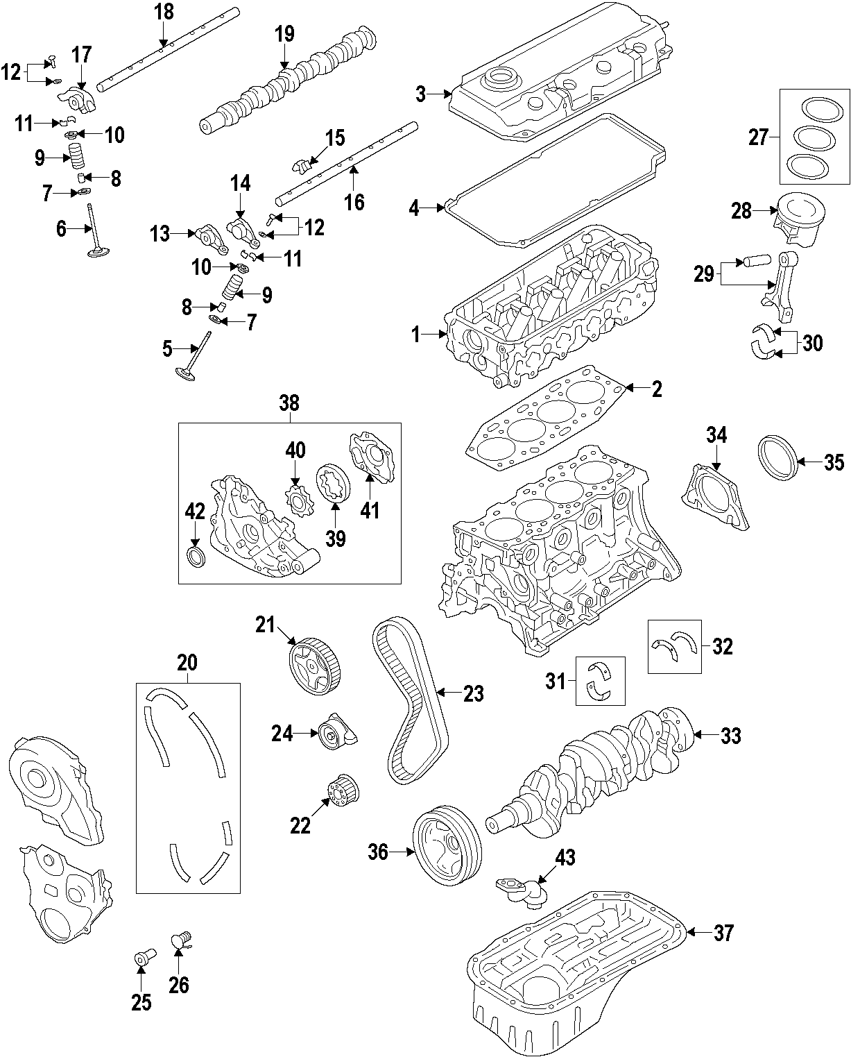 CAMSHAFT & TIMING. CRANKSHAFT & BEARINGS. CYLINDER HEAD & VALVES. LUBRICATION. MOUNTS. PISTONS. RINGS & BEARINGS.https://images.simplepart.com/images/parts/motor/fullsize/E720060.png