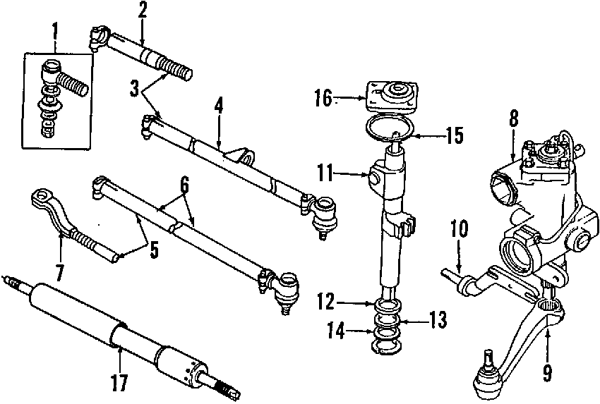 Diagram P/S PUMP & HOSES. STEERING GEAR & LINKAGE. for your 2016 Land Rover Range Rover  SV Autobiography Sport Utility 