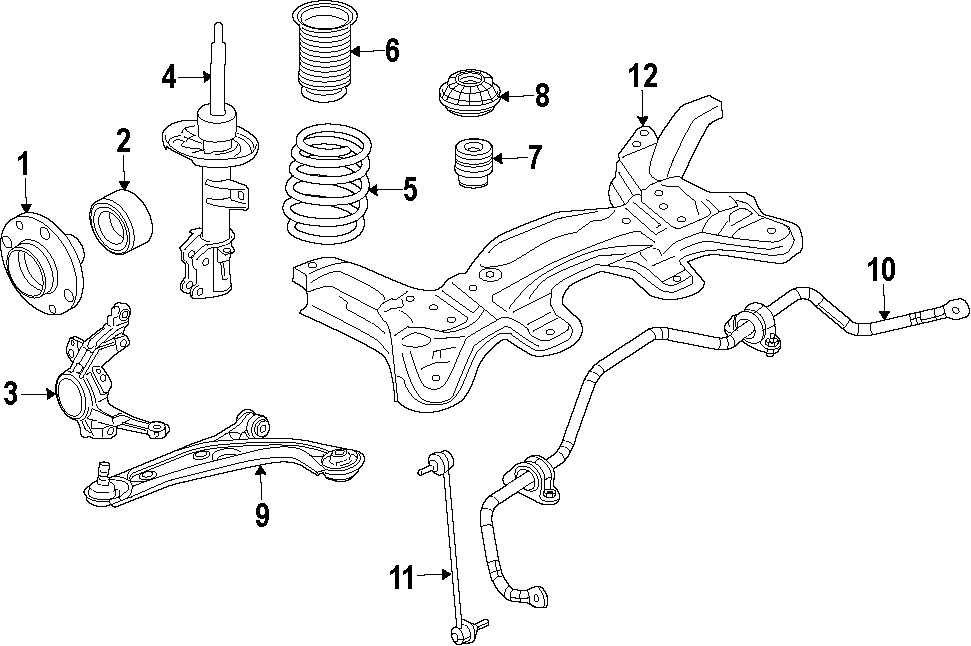 5FRONT SUSPENSION. LOWER CONTROL ARM. STABILIZER BAR. SUSPENSION COMPONENTS.https://images.simplepart.com/images/parts/motor/fullsize/F01A050.png