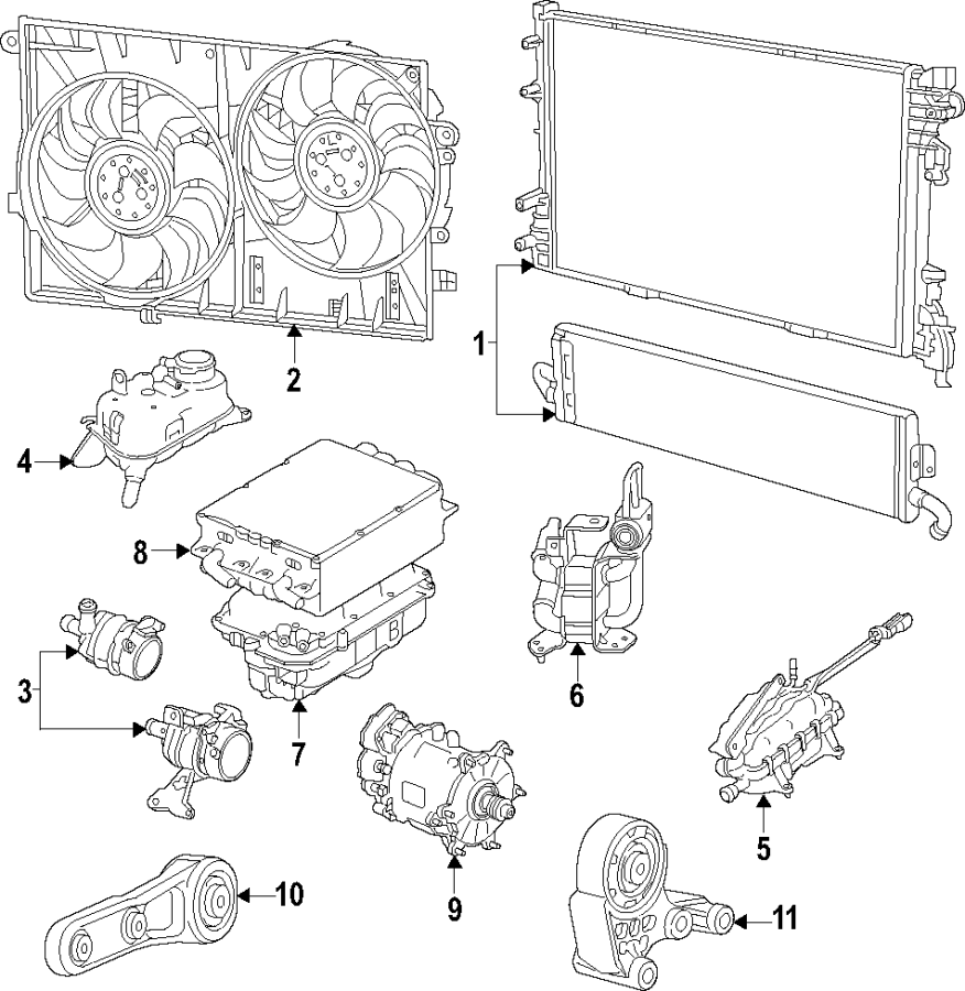 TRACTION MOTOR COMPONENTS. COOLING SYSTEM. HYBRID COMPONENTS.https://images.simplepart.com/images/parts/motor/fullsize/F01A100.png