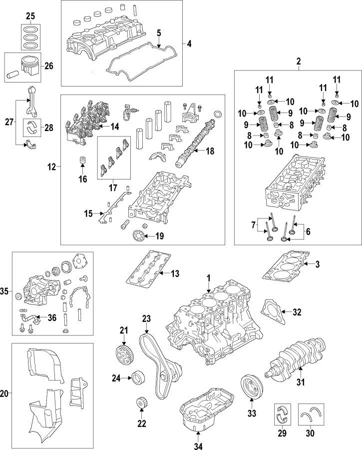 2CAMSHAFT & TIMING. CRANKSHAFT & BEARINGS. CYLINDER HEAD & VALVES. LUBRICATION. MOUNTS. PISTONS. RINGS & BEARINGS.https://images.simplepart.com/images/parts/motor/fullsize/F01C030.png