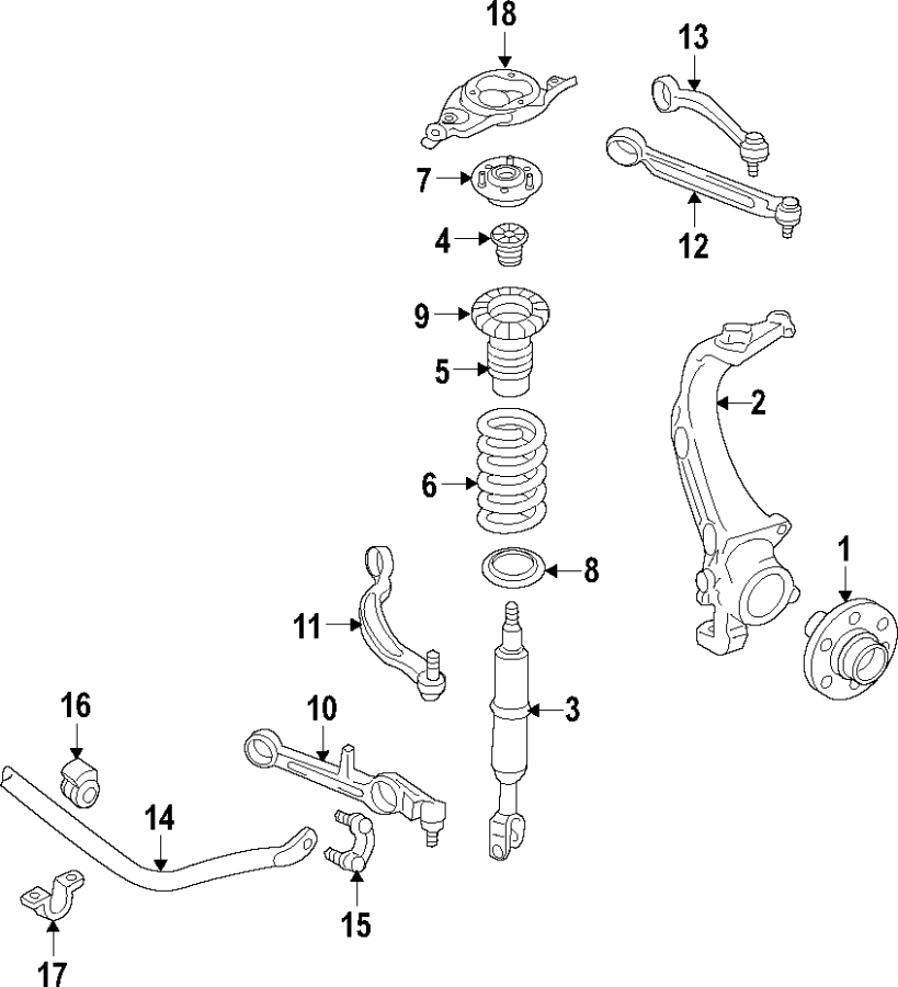 14FRONT SUSPENSION. LOWER CONTROL ARM. STABILIZER BAR. SUSPENSION COMPONENTS. UPPER CONTROL ARM.https://images.simplepart.com/images/parts/motor/fullsize/F04A050.png