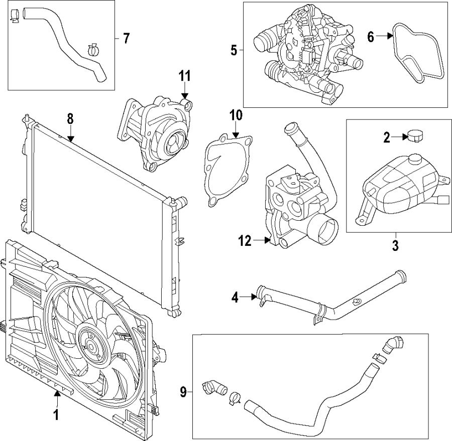 7Cooling system. Cooling fan. Radiator. Water pump.https://images.simplepart.com/images/parts/motor/fullsize/F04C030.png