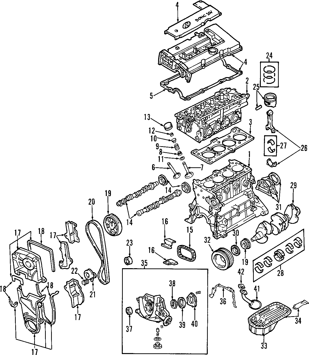 10CAMSHAFT & TIMING. CRANKSHAFT & BEARINGS. CYLINDER HEAD & VALVES. LUBRICATION. MOUNTS. PISTONS. RINGS & BEARINGS.https://images.simplepart.com/images/parts/motor/fullsize/F050040.png