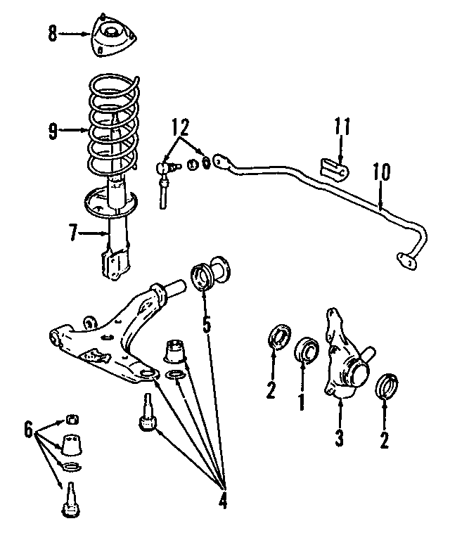 6FRONT SUSPENSION. LOWER CONTROL ARM. STABILIZER BAR. SUSPENSION COMPONENTS.https://images.simplepart.com/images/parts/motor/fullsize/F055100.png