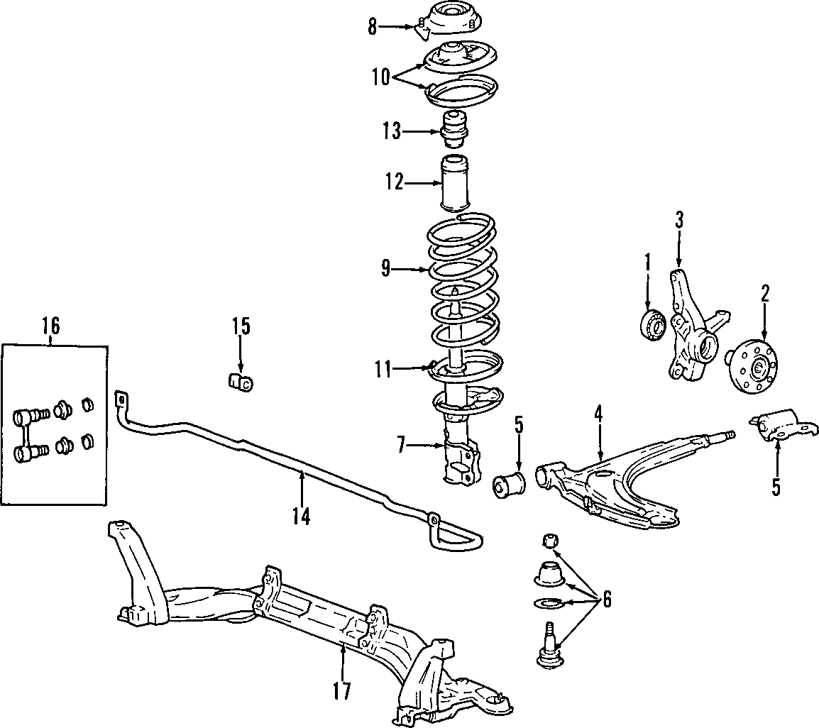 5FRONT SUSPENSION. LOWER CONTROL ARM. STABILIZER BAR. SUSPENSION COMPONENTS.https://images.simplepart.com/images/parts/motor/fullsize/F056050.png