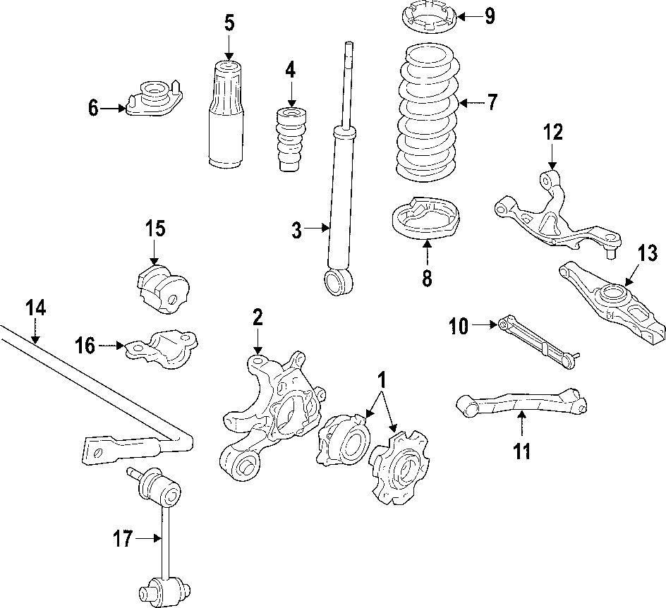 4REAR SUSPENSION. LOWER CONTROL ARM. STABILIZER BAR. SUSPENSION COMPONENTS. UPPER CONTROL ARM.https://images.simplepart.com/images/parts/motor/fullsize/F061080.png