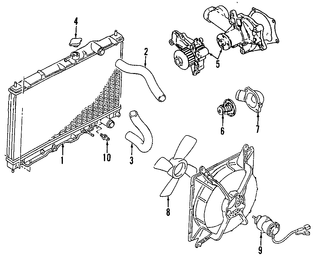 9COOLING SYSTEM. COOLING FAN. RADIATOR. WATER PUMP.https://images.simplepart.com/images/parts/motor/fullsize/F100025.png