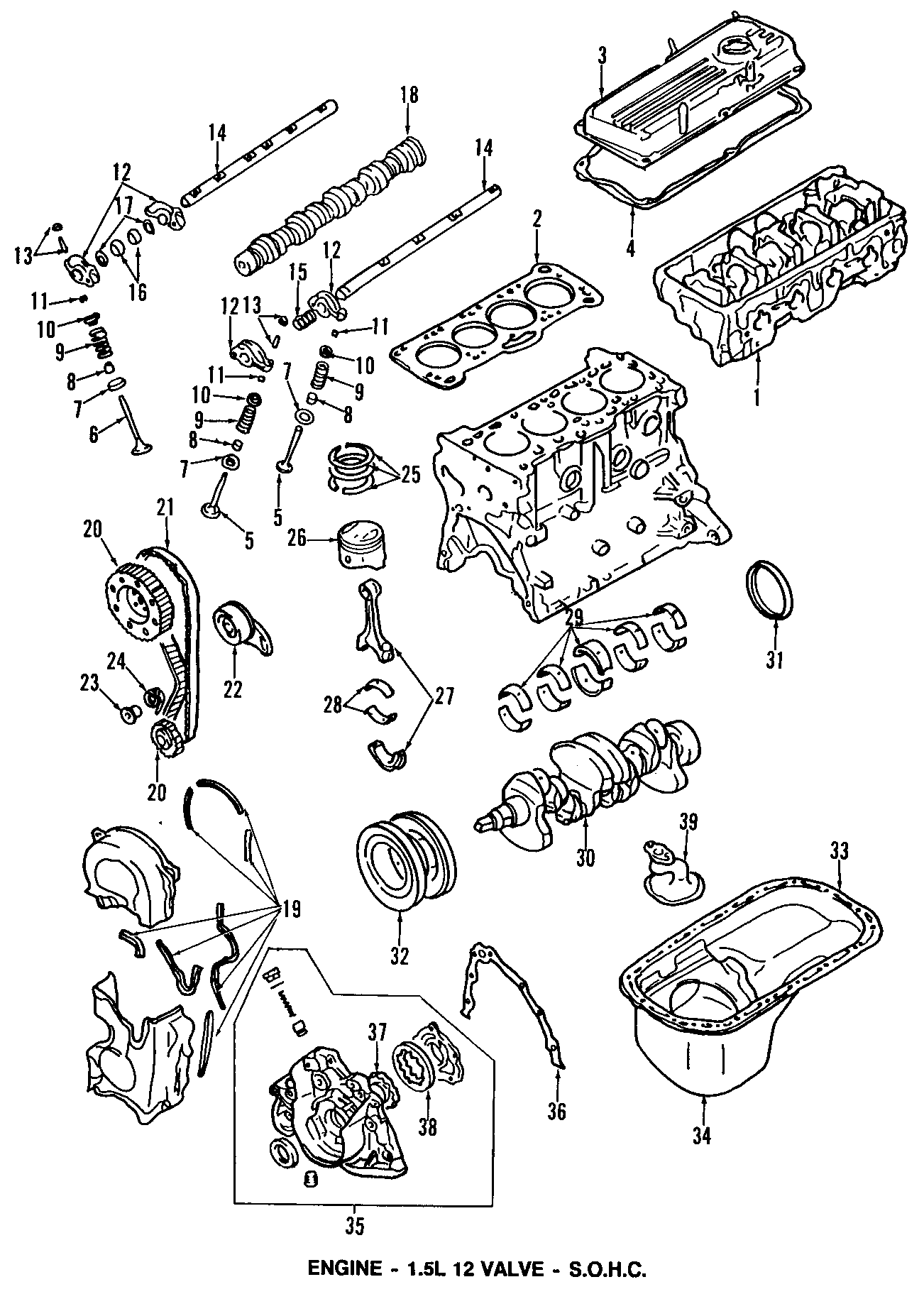 23CAMSHAFT & TIMING. CRANKSHAFT & BEARINGS. CYLINDER HEAD & VALVES. LUBRICATION. MOUNTS. PISTONS. RINGS & BEARINGS.https://images.simplepart.com/images/parts/motor/fullsize/F100035.png