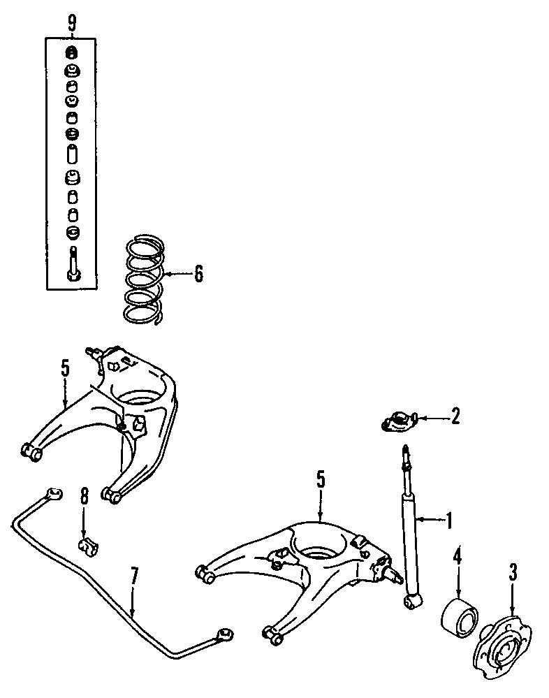 5REAR SUSPENSION. LOWER CONTROL ARM. STABILIZER BAR. SUSPENSION COMPONENTS.https://images.simplepart.com/images/parts/motor/fullsize/F100133.png