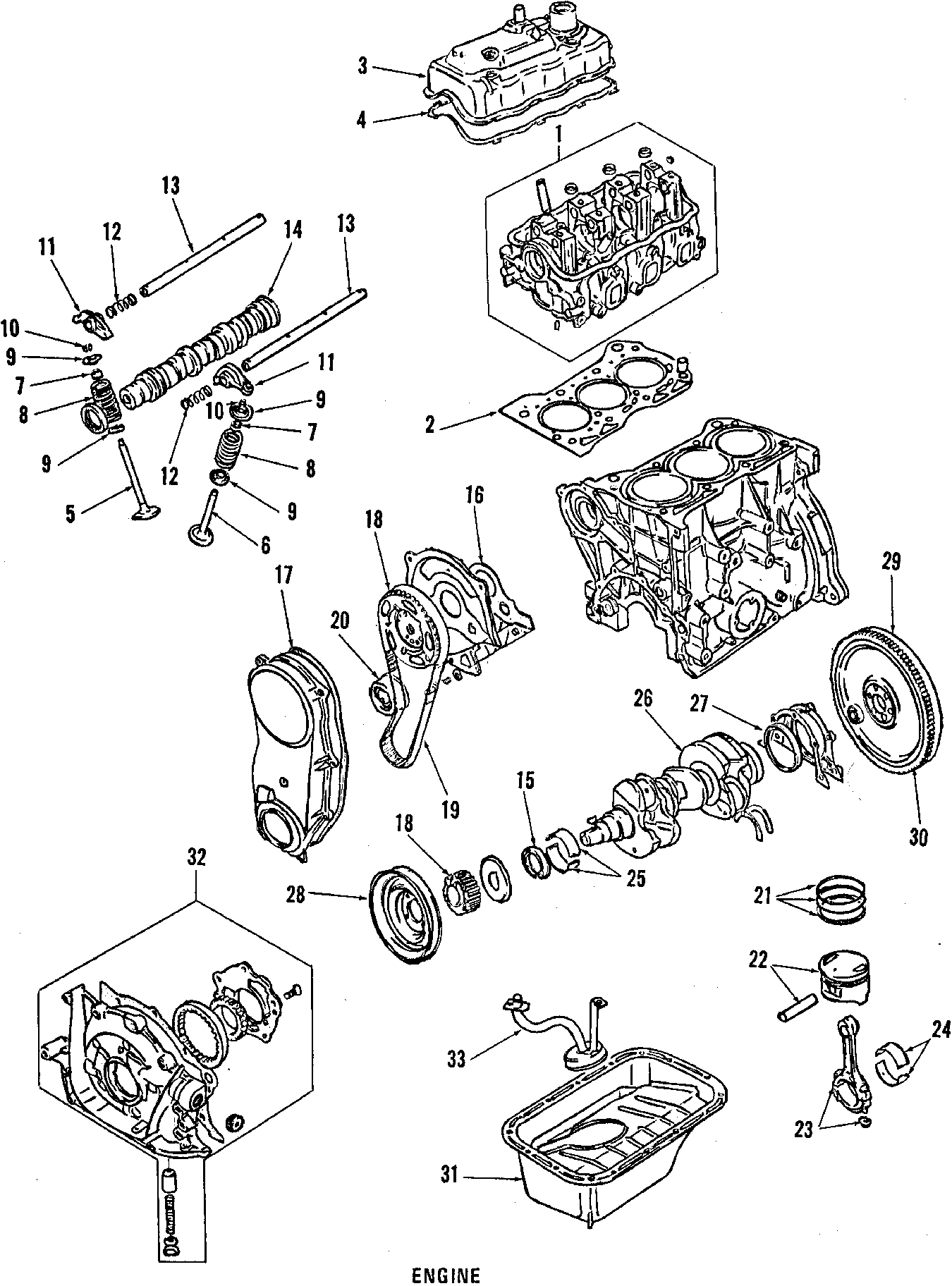 Diagram CAMSHAFT & TIMING. CRANKSHAFT & BEARINGS. CYLINDER HEAD & VALVES. LUBRICATION. MOUNTS. PISTONS. RINGS & BEARINGS. for your 2013 Chevrolet Avalanche Black Diamond LT Crew Cab Pickup Fleetside  