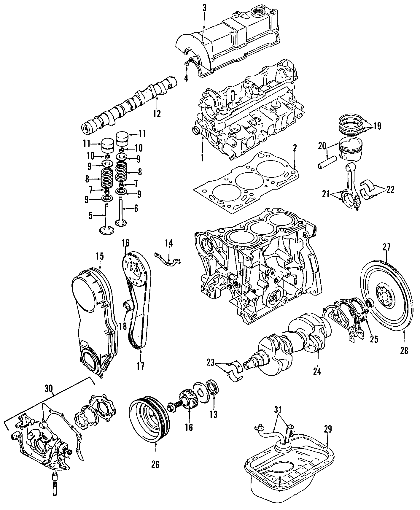 Diagram CAMSHAFT & TIMING. CRANKSHAFT & BEARINGS. CYLINDER HEAD & VALVES. LUBRICATION. MOUNTS. PISTONS. RINGS & BEARINGS. for your 2013 Chevrolet Avalanche Black Diamond LT Crew Cab Pickup Fleetside  