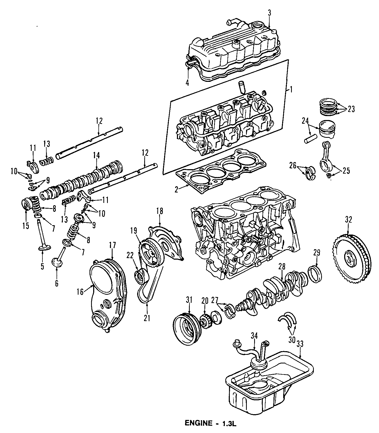 Diagram CAMSHAFT & TIMING. CRANKSHAFT & BEARINGS. CYLINDER HEAD & VALVES. LUBRICATION. MOUNTS. PISTONS. RINGS & BEARINGS. for your 2005 Chevrolet Silverado 1500 Z71 Off-Road Extended Cab Pickup Stepside  