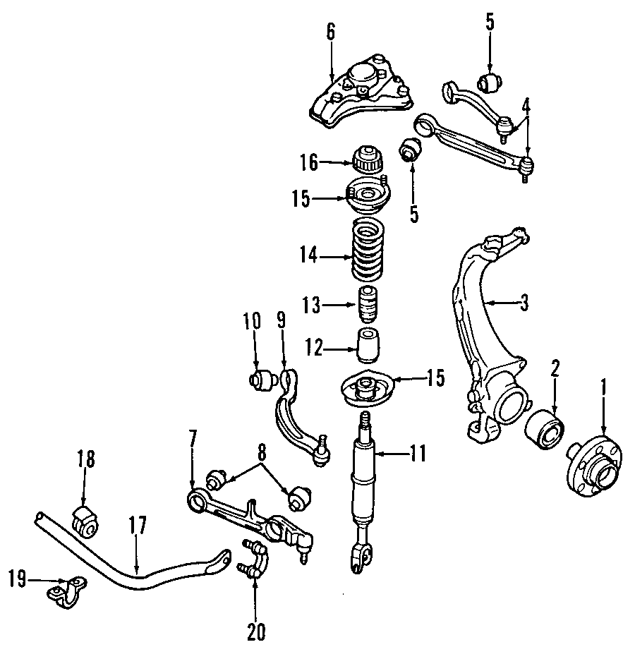 4FRONT SUSPENSION. LOWER CONTROL ARM. RIDE CONTROL. STABILIZER BAR. SUSPENSION COMPONENTS.https://images.simplepart.com/images/parts/motor/fullsize/F205050.png