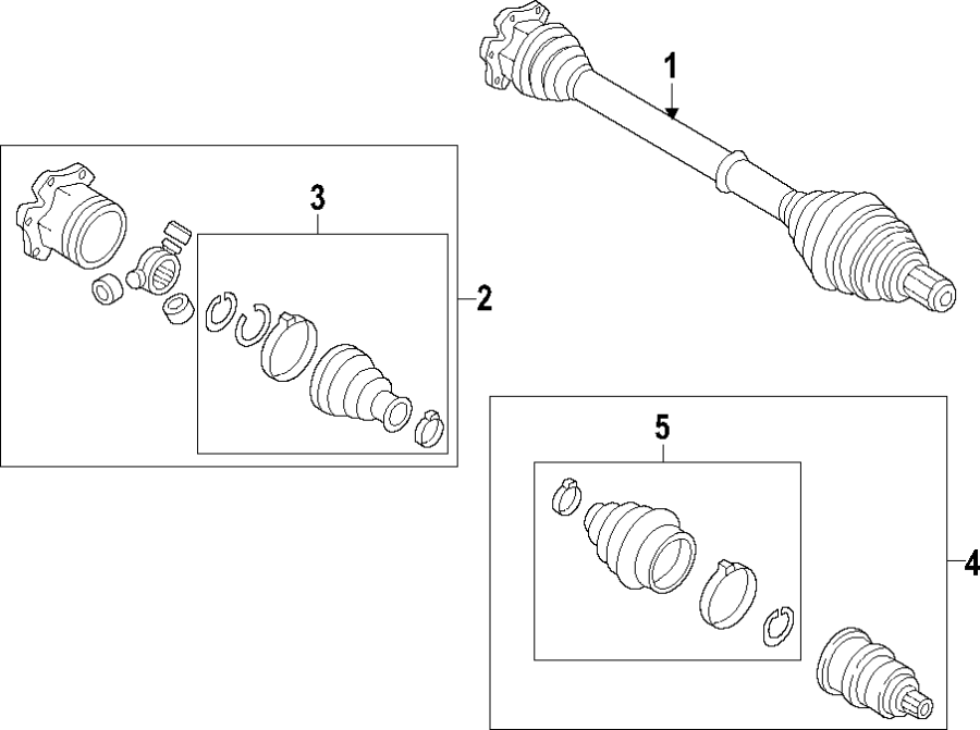 DRIVE AXLES. AXLE SHAFTS & JOINTS.