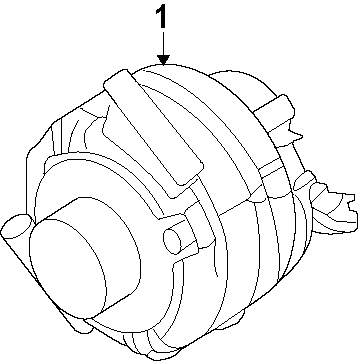Diagram ALTERNATOR. for your 2007 Ford Fusion   