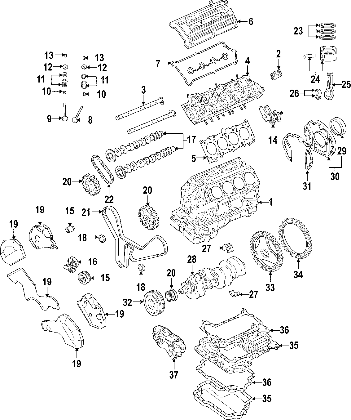 7CAMSHAFT & TIMING. CRANKSHAFT & BEARINGS. CYLINDER HEAD & VALVES. LUBRICATION. MOUNTS. PISTONS. RINGS & BEARINGS.https://images.simplepart.com/images/parts/motor/fullsize/F220040.png