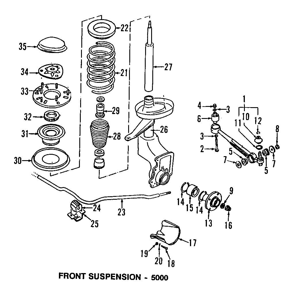 30FRONT SUSPENSION. LOWER CONTROL ARM. STABILIZER BAR. SUSPENSION COMPONENTS.https://images.simplepart.com/images/parts/motor/fullsize/F250240.png